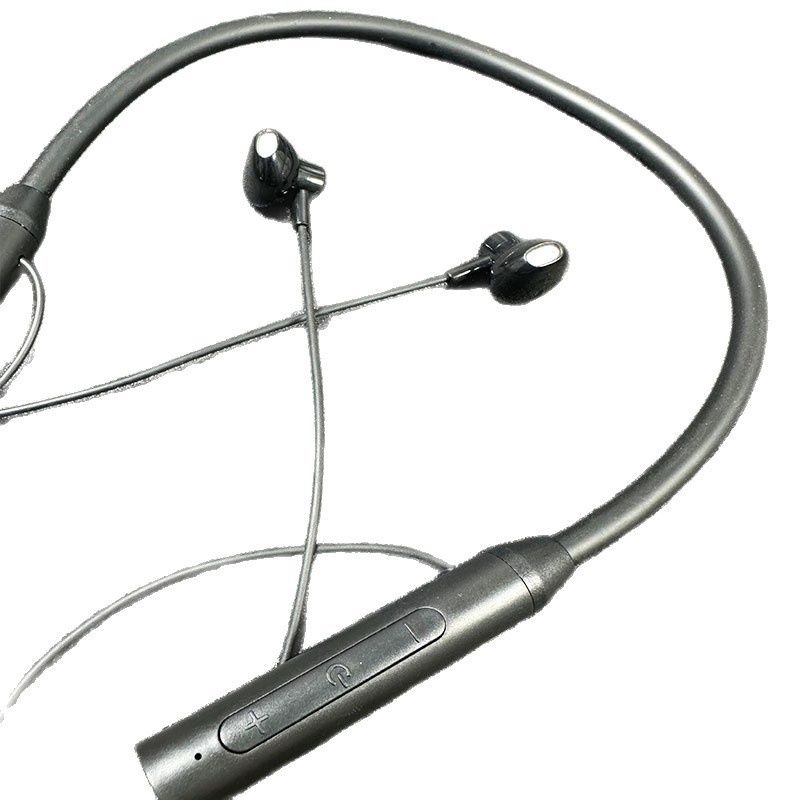 Ultra-long battery life neck-hanging dual-ear sports Bluetooth earphones, wireless in-ear stereo, compatible with mobile phones, neckband style