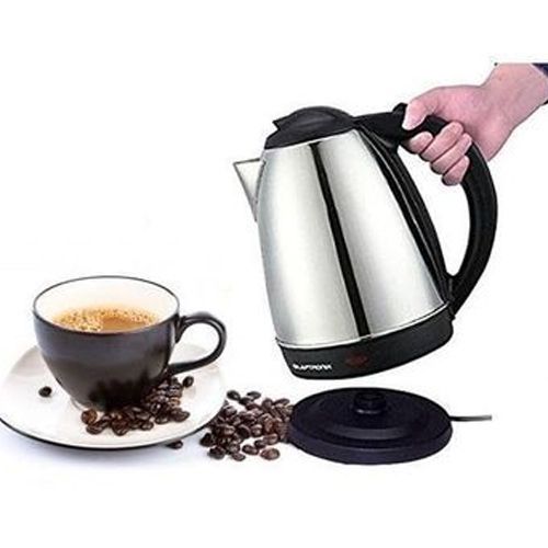 Scarlet Electric Kettle Percolator 2L - Silver, Black.
