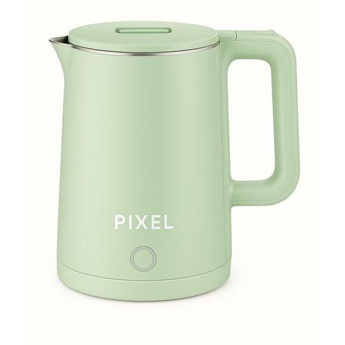 Pixel 2.5 Liters  Electric Kettle Stainless Steel  Anti Scalding Automatic Power Off - Light Green