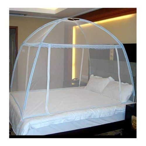 Self Set Mosquito Net Tent - White