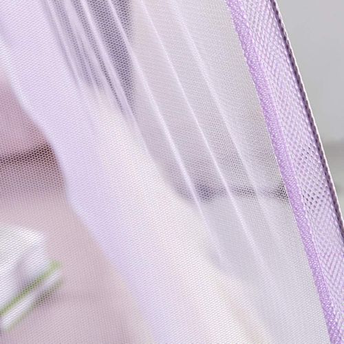 David Foldable Tent-Style mosquito Net  with Zipper bed net  T1 - Purple