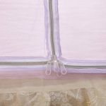 David Foldable Tent-Style mosquito Net  with Zipper bed net  T1 - Purple