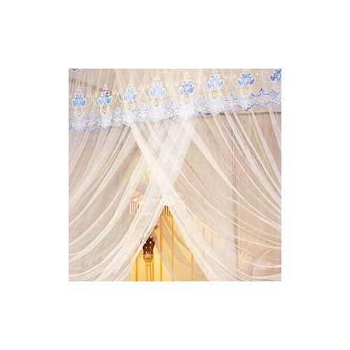 David Cozy Mosquito Net Without Stands & 3 Doors Design Bed Net Bluepack WHITE