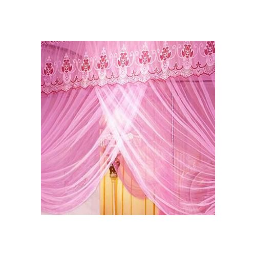 Cozy Mosquito Net without Stands & 3 Doors Design Bed net bluepack Pink