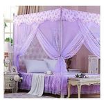 Mosquito Net 4/6 With Stands Purple 4*6
