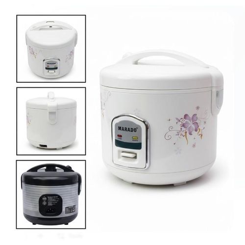 Marado Rice Cooker 2 Litres -  Black, white