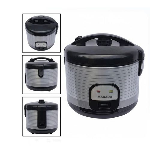 Marado Rice Cooker 2 Litres -  Black, white