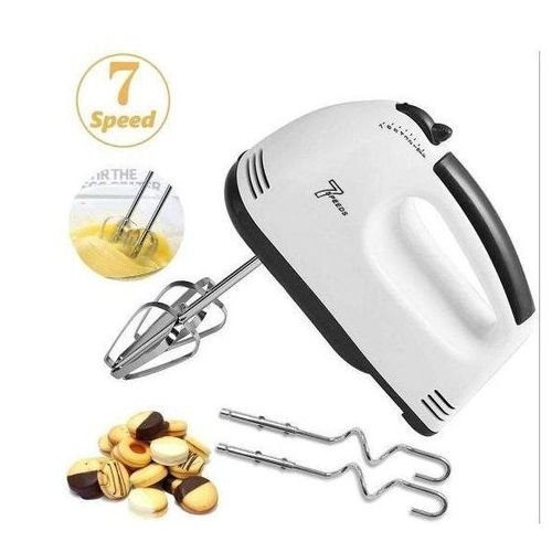 7 Speed Electric Hand Mixer 260W - White