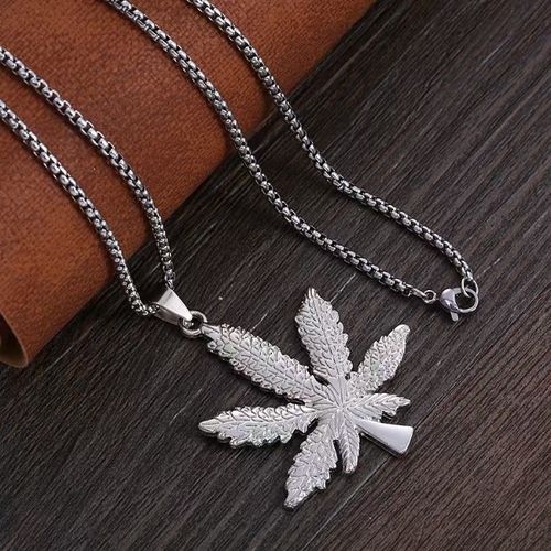 Maple + Cuban Chain 2 In 1 Fashion Men's Pendant Men's Hip Hop Necklace