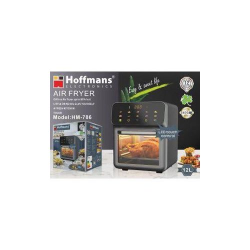 Hoffmans 12L / 12 liters Electric Air Fryer / airfryer -Color Black.