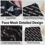 STY Men Sunglasses + Ice Silk Neck Gaiter Set Outdoor Goggles Ear-hanging Neckerchief Face Mask