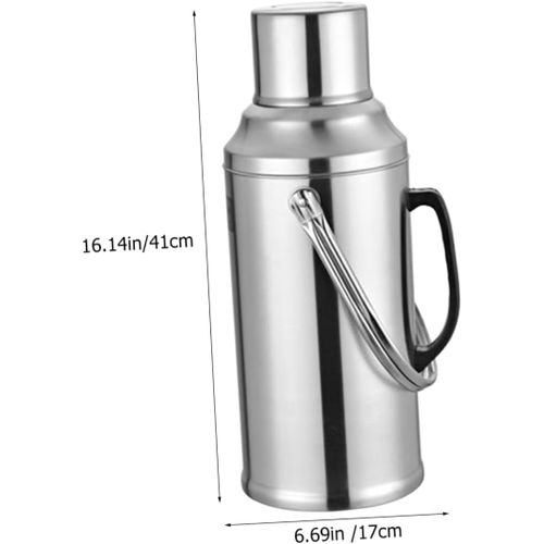 Sundabest 3.2L Giant Glass Insulated Water Vacuum Thermal Stainless Steel Flask
