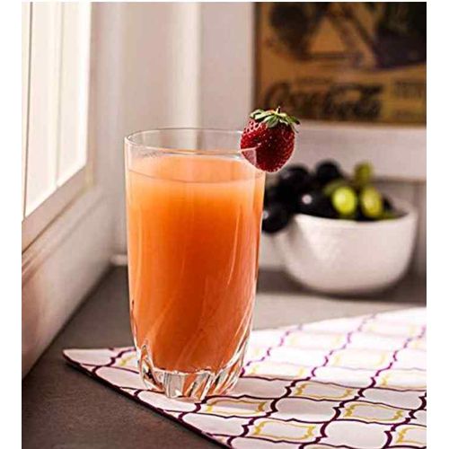Sundabest Set of 6 Clear Water/ Juice Drinking Glasses