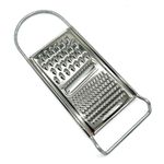 6-Piece Kitchen Knife Set With Wooden Chopping Board & Stainless Steel Grater - Silver & Black