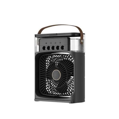 Portable Fan Air Conditioners USB Electric Fan LED Night Light Water Mist Fun 3 In 1 Air Humidifie For Home Car Mini Fan. Multi color