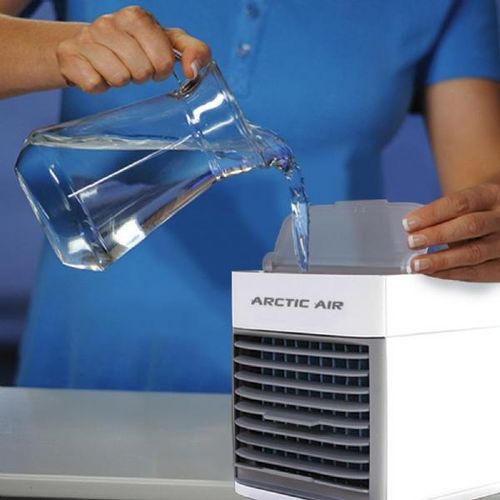 Portable Evaporative Air Cooler With Multi Directional Air Vent-White/Black