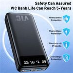 VIC 20000mAh Power Banks Portable Charge, Ultra Light Battery Pack