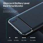 GUEETON 10000mAh Power Charge Bank Compact  Black