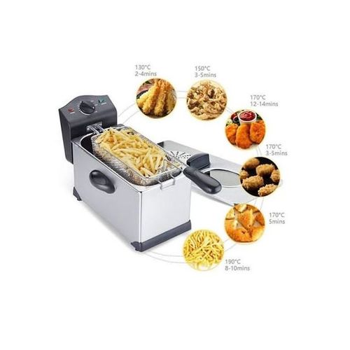 Saachi Deep Fryer 3ltrs - Silver