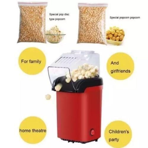 Electric Popcorn Maker Popper Machine RAFF - Red