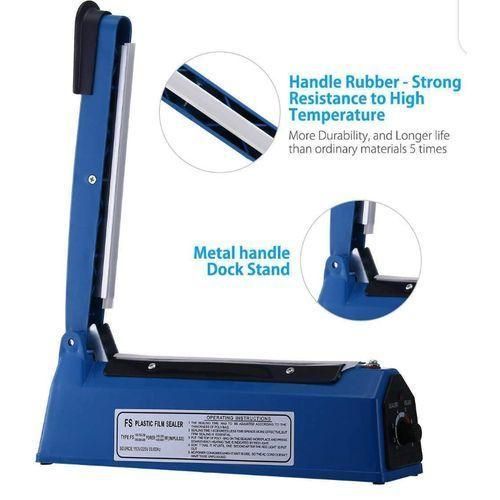 200mm Impulse Heat Sealer Plastic Bag Sealing Machine-Blue