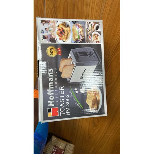 Hoffmans 2 Piece Bread Toaster - Black