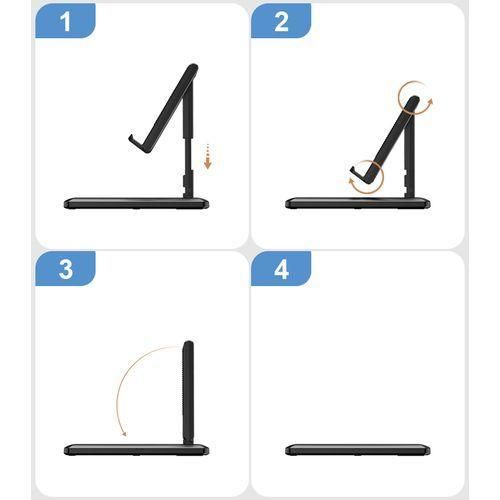 White Label Foldable Phone Holder - Black