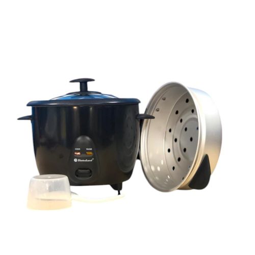 Simbaland Drum Rice Cookers 1.2L - Silver & Black