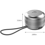 Mini stereo wireless super subwoofer with high sound quality,bluetooth speaker - Silver