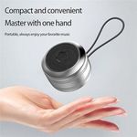 Mini stereo wireless super subwoofer with high sound quality,bluetooth speaker - Silver