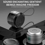 Mini stereo wireless super subwoofer with high sound quality,bluetooth speaker - Silver