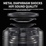 Mini stereo wireless super subwoofer with high sound quality,bluetooth speaker - Silver