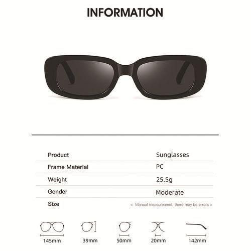 ShadowLuxe Square Small Frame Catwalk Sunglasses