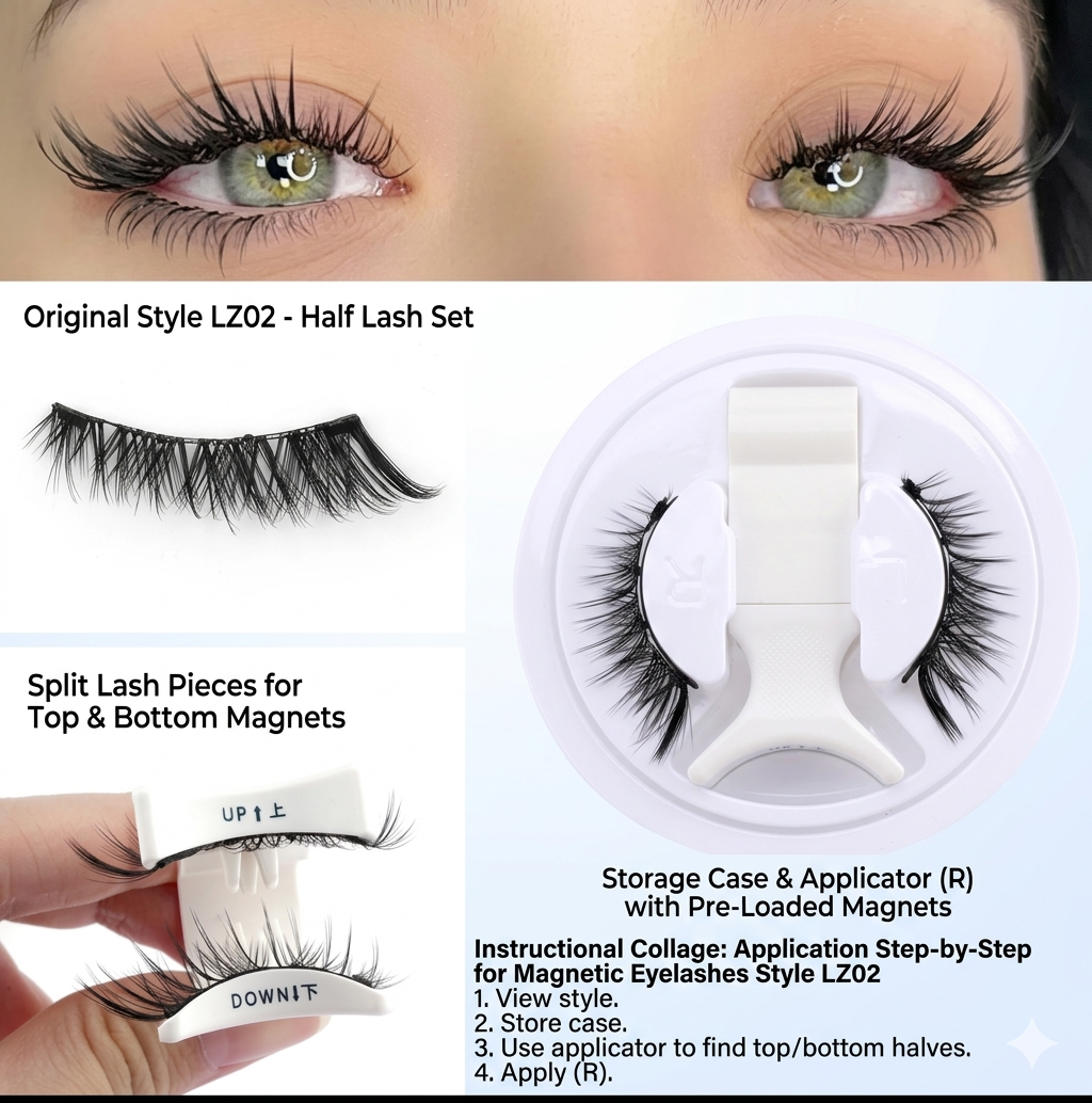 Magnetic eyelashes, false eyelashes, eyelash extension