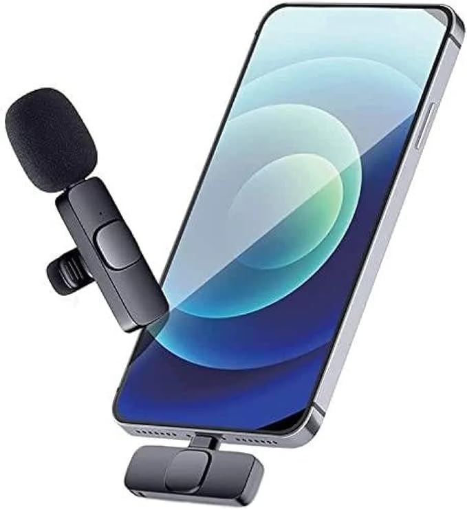 K8 Wireless Microphone - Pure Sound Quality - High Sensitivity - Compatible with Devices - Dual Use Support - Upgraded Design