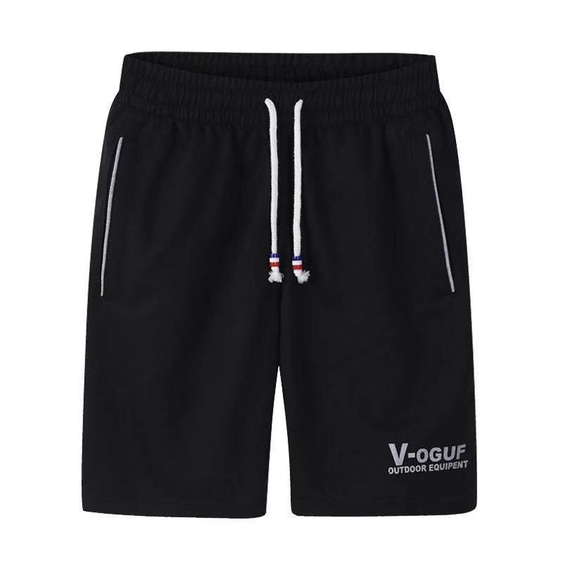 In summer, young and middle-aged men's sports and leisure shorts, men's cropped trousers, knitted cotton trousers, loose sports pants and beach pants.