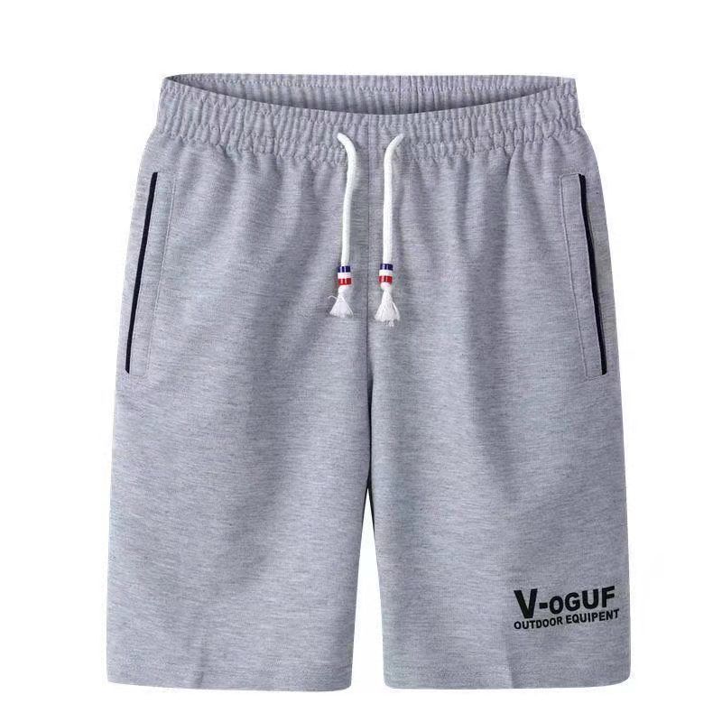 In summer, young and middle-aged men's sports and leisure shorts, men's cropped trousers, knitted cotton trousers, loose sports pants and beach pants.