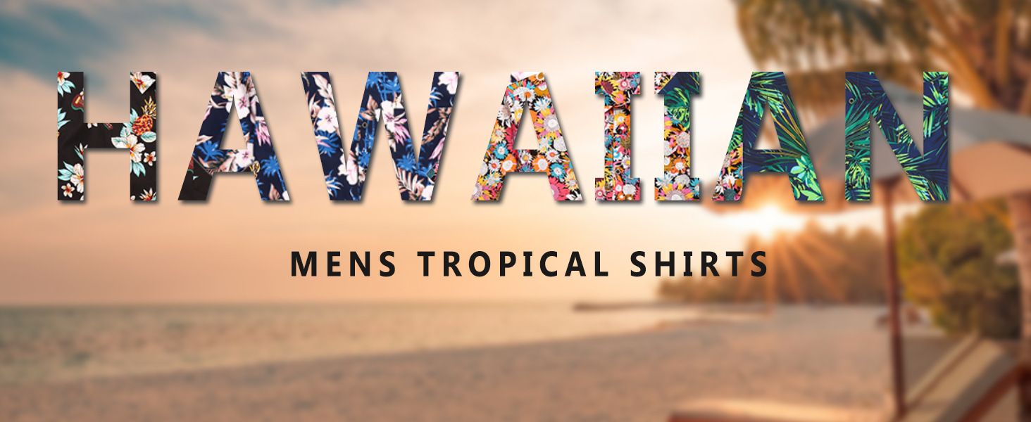 Hawaiian flower shirt men's short sleeves summer American retro Thai holiday boys wear beach shirts by the sea men.