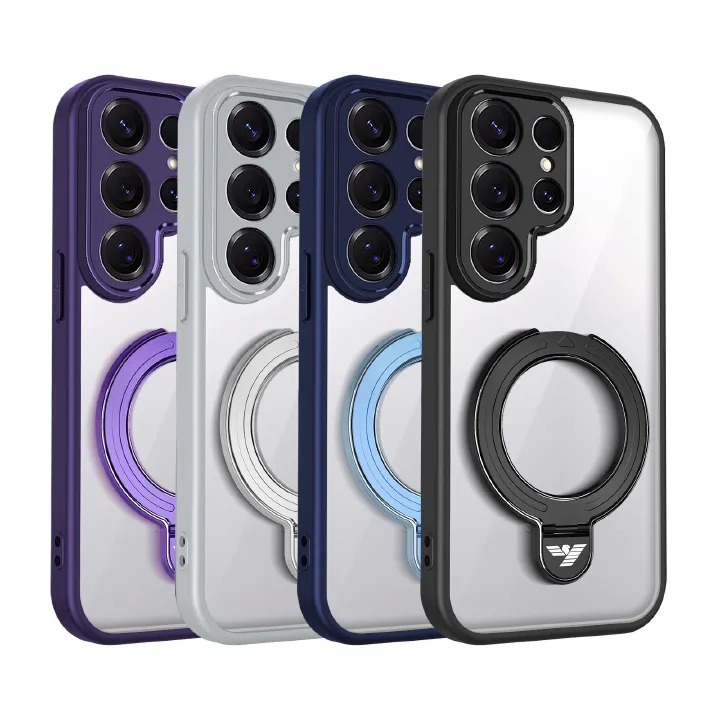 Samsung case :S26/S25/S24/S22/S21,Magnetic Matte Stand Case for Samsung  A57/A56/A55/A54/A37/A36/A16A17 A06 A07Series,  Shockproof Bracket Case