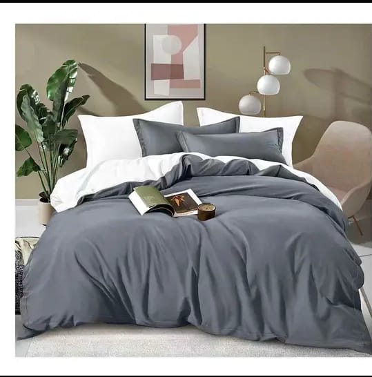 Double Sided Duvet Cover Set – Pure Cotton Comfort ✨🛏️
Upgrade your bedroom with this premium double-sided duvet cover set designed for softness, durability, and a clean elegant look.
◼️ Material: Pu