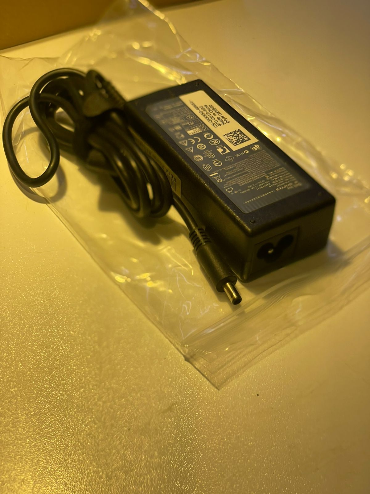Dell Small Pin Laptop Charger 65W (19.5V 3.34A) – 4.5mm AC Adapter for Latitude, Inspiron & Vostro