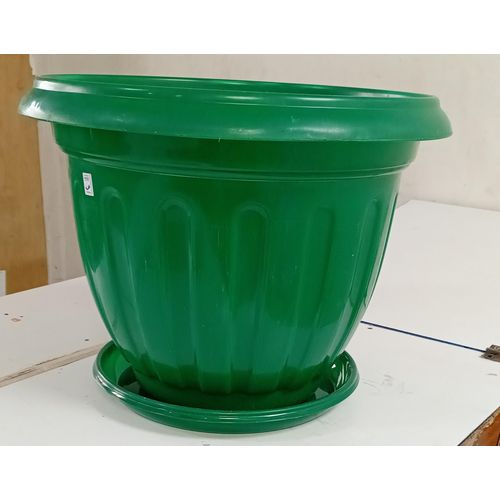 Flower Pot / Planter with Plate 20 Litres ideal environment for healthy plant growth while keeping your space neat and clean. Suitable for homes, offices, gardens, patios, versatile for all plantings