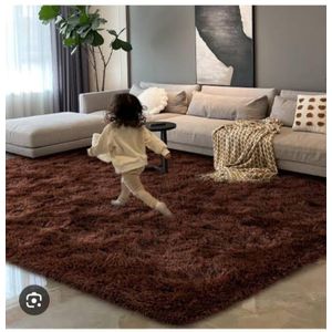 Soft Plush Carpet 5×8 Luxury Fluffy Area Rug for Living Room & Bedroom designed to bring warmth, comfort,& elegance to your home. Ideal for living rooms, bedrooms, and lounges provides a cozy surface.