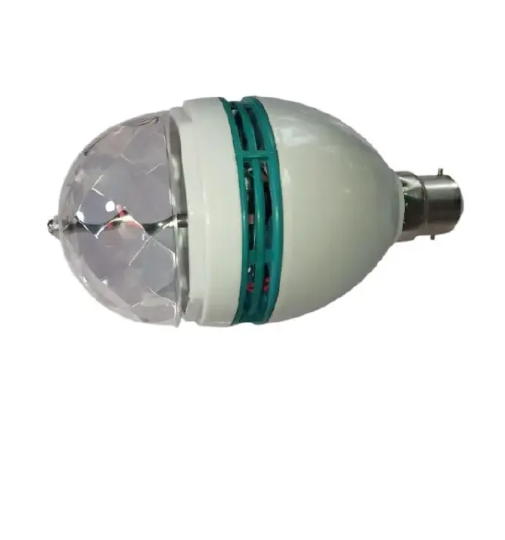 Neelux LED Rotating Disco Party Bulb – Colorful Pin Type Stage Light