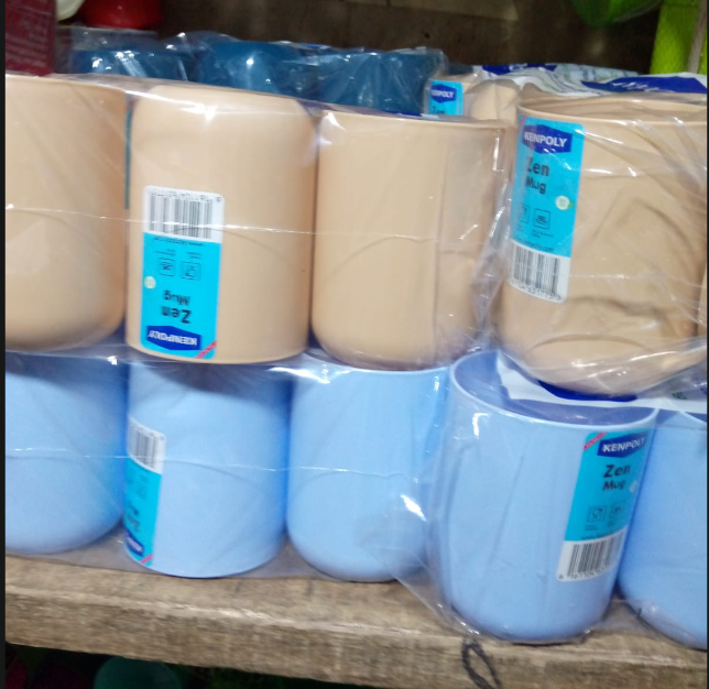 12 Pcs Plastic Mugs Set – Durable, Lightweight & Easy to Clean Drinking Cups
