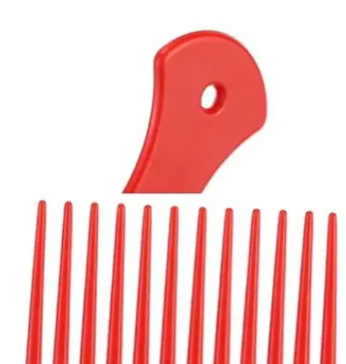 3 Pcs Wide Tooth Afro Hair Pick Comb – Plastic Lift Comb for Curly Hair