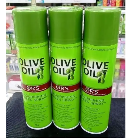 ORS OLIVE OIL Sheen Nourishing Spray With Beautiful Shine-Restores The Hair's Natural Moisture,80ml