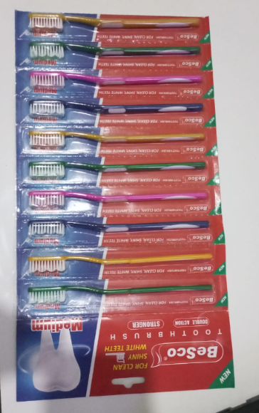 Besco formula active control action toothbrush (m) 2/3/6/12 Pack