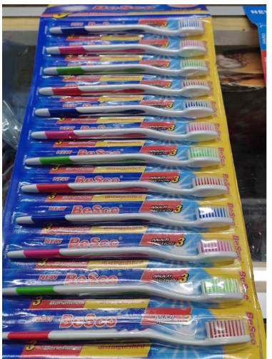 Besco formula active control action toothbrush (m) 2/3/6/12 Pack