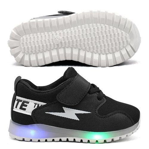 1-7 Years Old Led Light-Emitting Children's Shoes Mesh Surface Lightweight